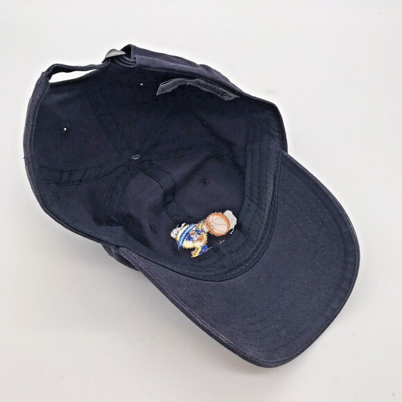 Y2K Looney Tunes Tweety Bird Basketball Navy Hat Headwear 2000s Strapback Cap - Picture 5 of 6